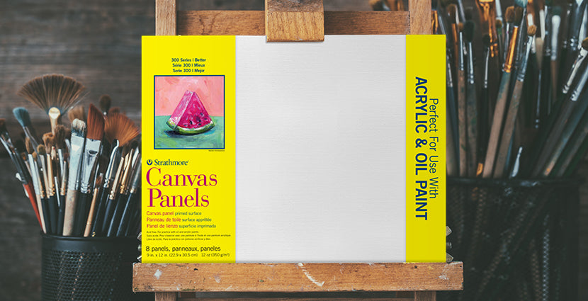 Strathmore 300 Series Canvas Pannel - 12x16 inches, 8 Pannels, 350g