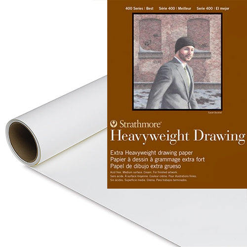 Strathmore 400 Series Heavyweight Drawing Pad - 18x24 inches, 24 Sheets, 163g